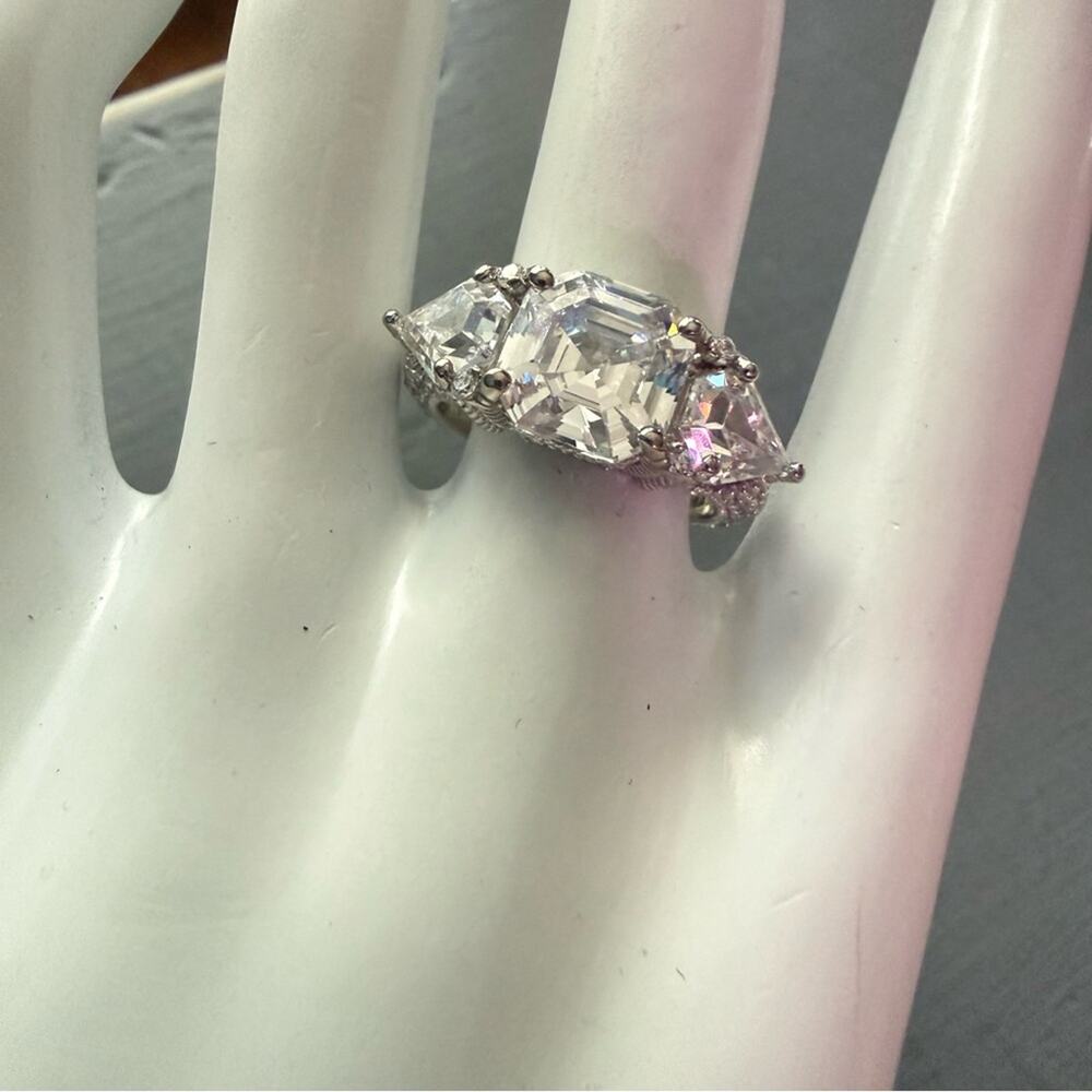 Judith Ripka 925 Sterling Silver Ring Size 8 NEW